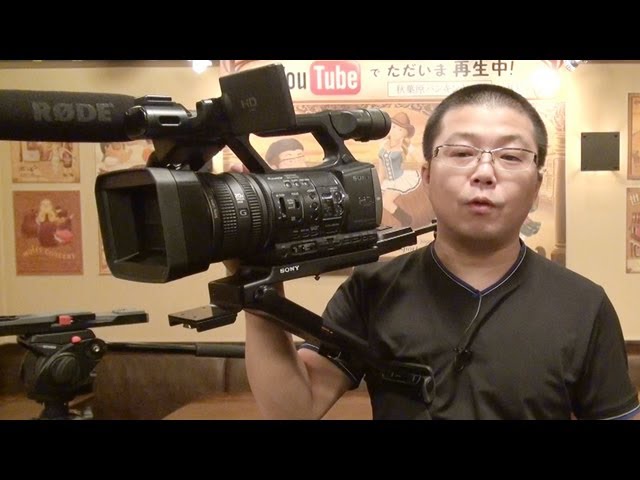 SONY カムコーダーサポート VCT-SP2BPのご紹介 - YouTube