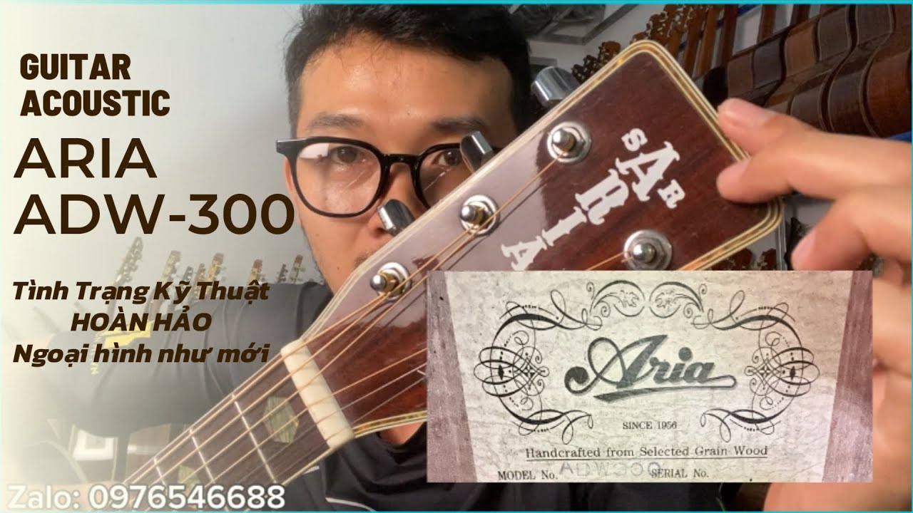 Aria ADW-300 Acoustic Guitar | Sound cực hay - YouTube