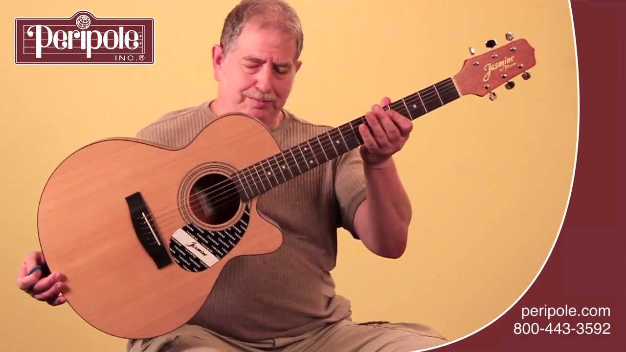 Introducing the Jasmine by Takamine Acoustic Cut-Away Model Guitar