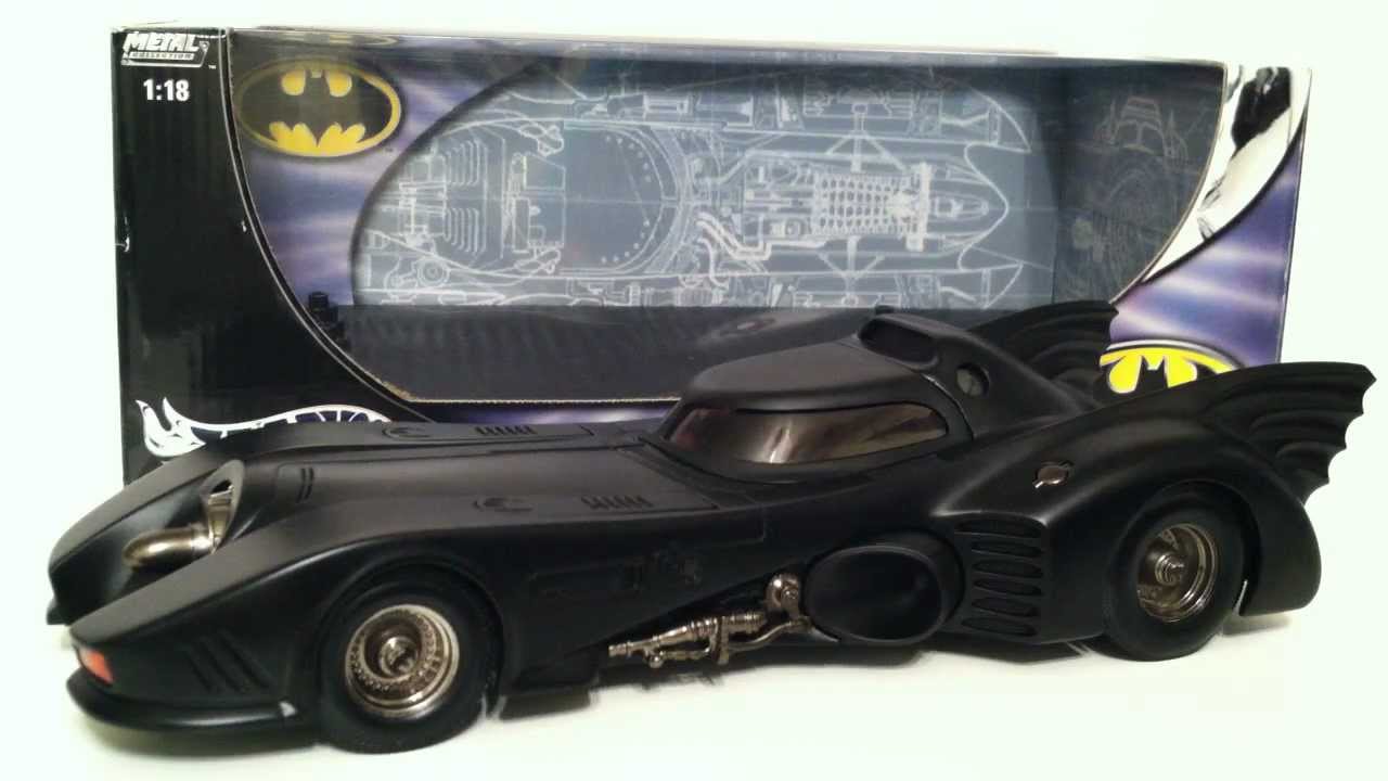 1989 Batmobile Review - Diecast Metal 1:18 Scale - YouTube