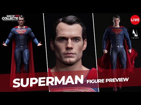 InArt SUPERMAN Figure Preview and First Look | LIVE - YouTube