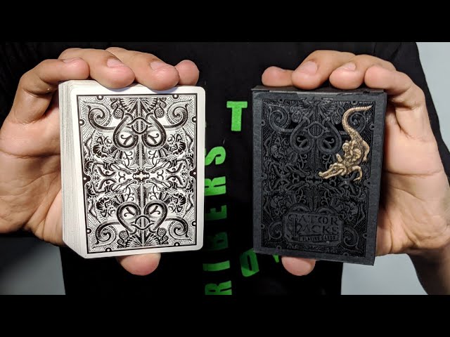 DAVID BLAINE Playing Cards Review! Rose Gold Gator Back Playing