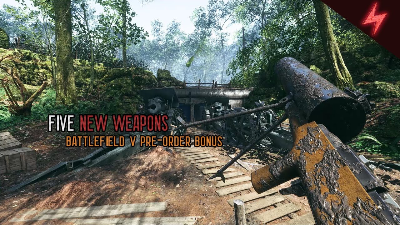 Battlefield 1- 5 New Weapons Showcase [BFV Pre-Order Bonus