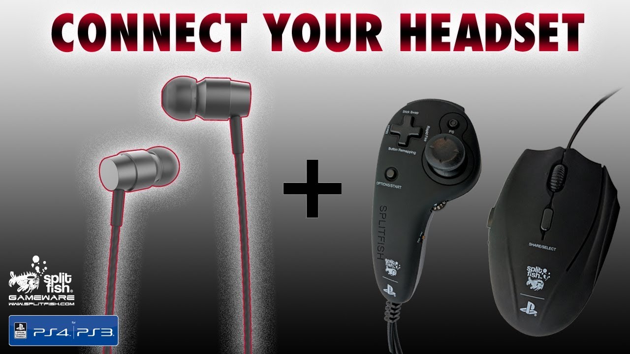 How to use your headset with the FragFx Piranha PS4/FragFx Shark
