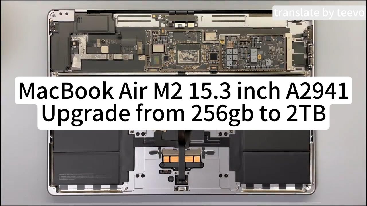 MacBook Air M2 15.3-inch A2941 SSD Nand Storage Upgrade: 256GB to