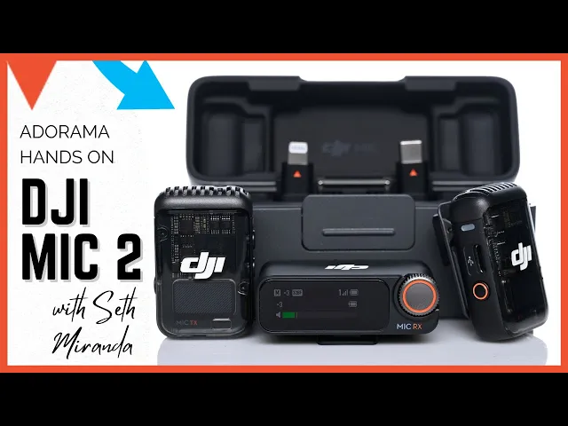DJI Mic 2 2.4GHz Compact Digital Wireless Microphone System