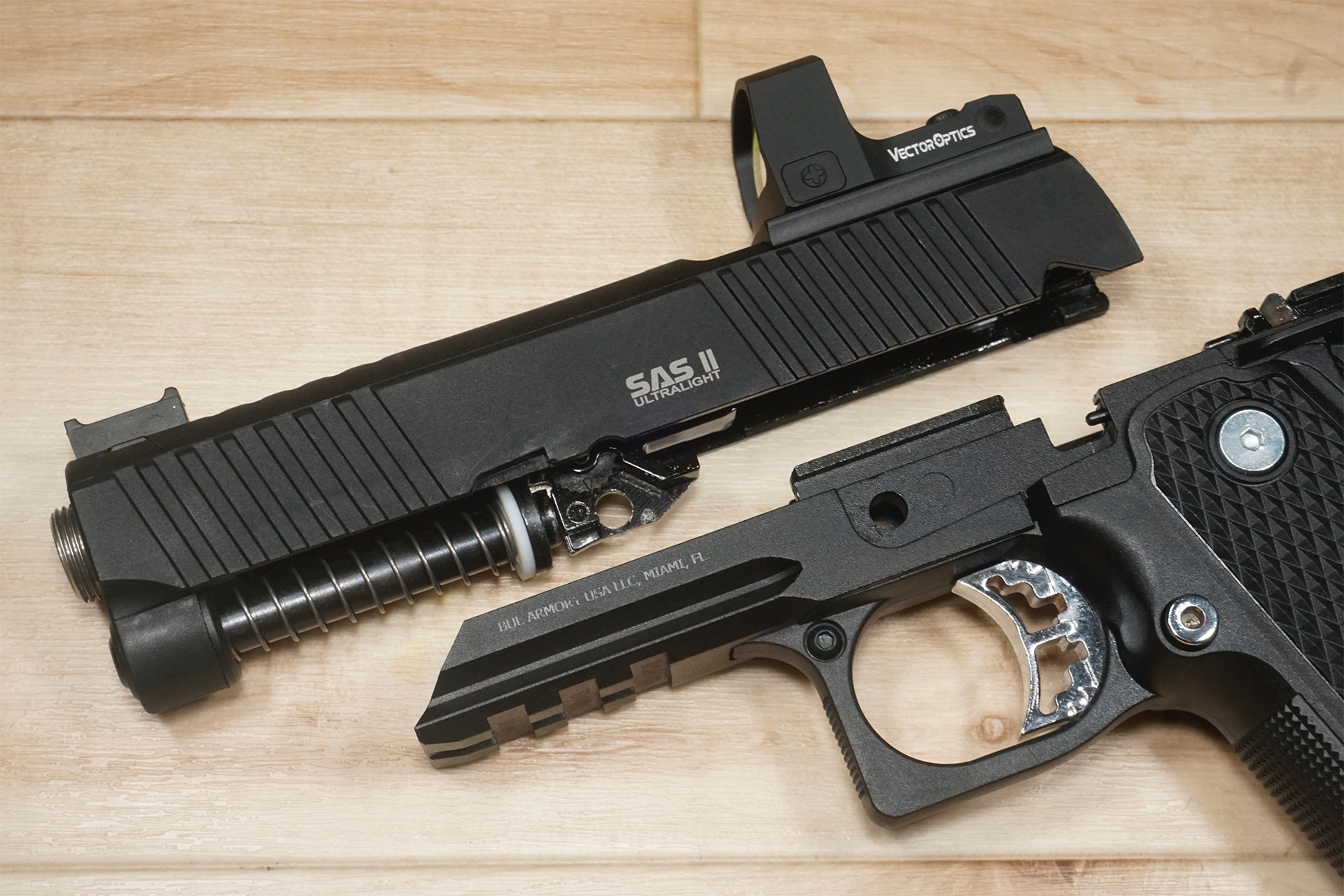 Toxicant Airsoft BUL ARMORY SAS2 ULTRALIGHT 3.25インチの分解