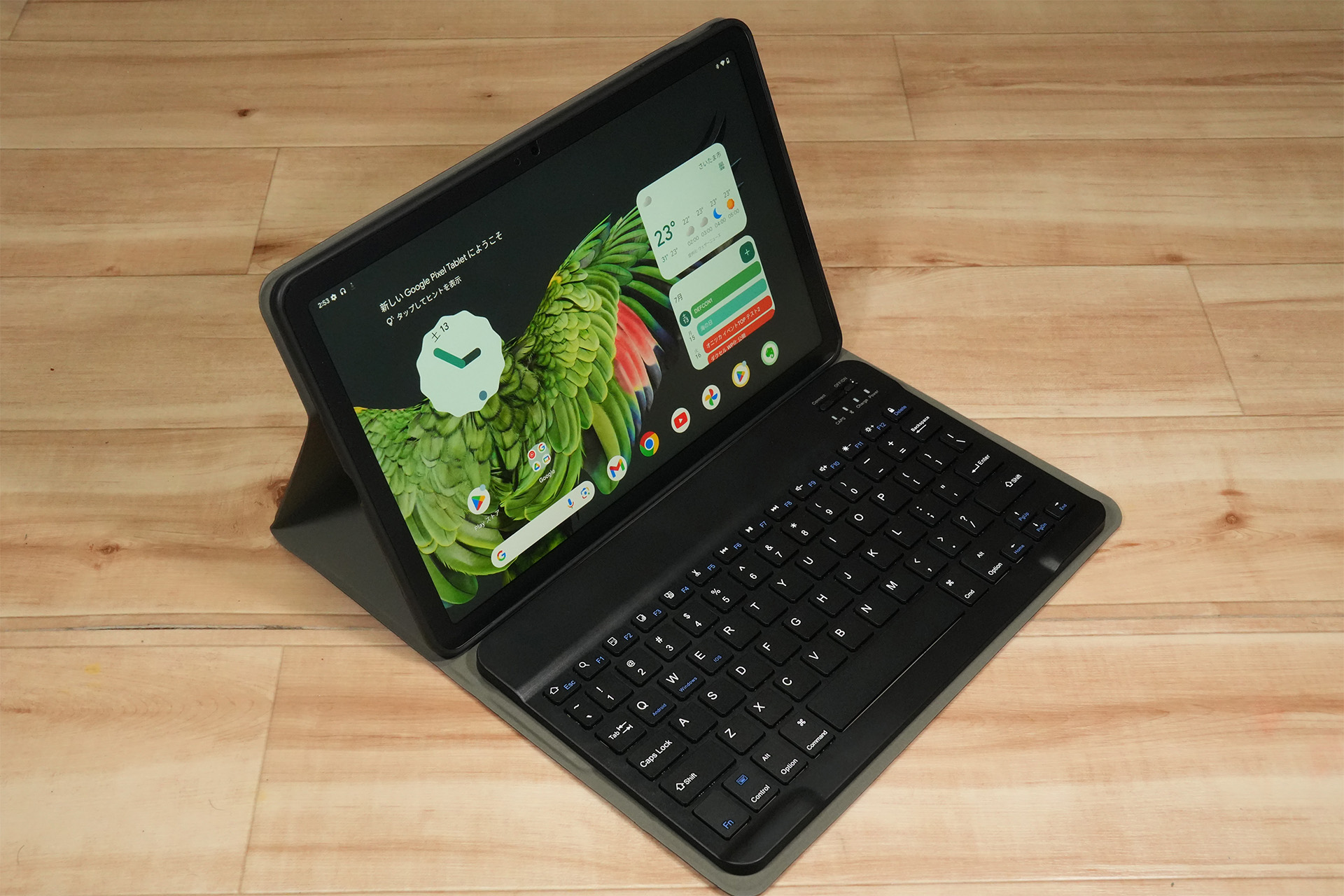 PCATEC Google Pixel Tablet TPUケース付き Bluetooth キーボード（US