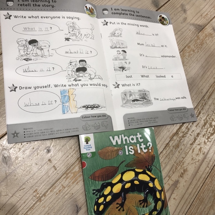 ORTのWorkbookをしてみた - とにかくハッピー！姉妹のキッズ英語