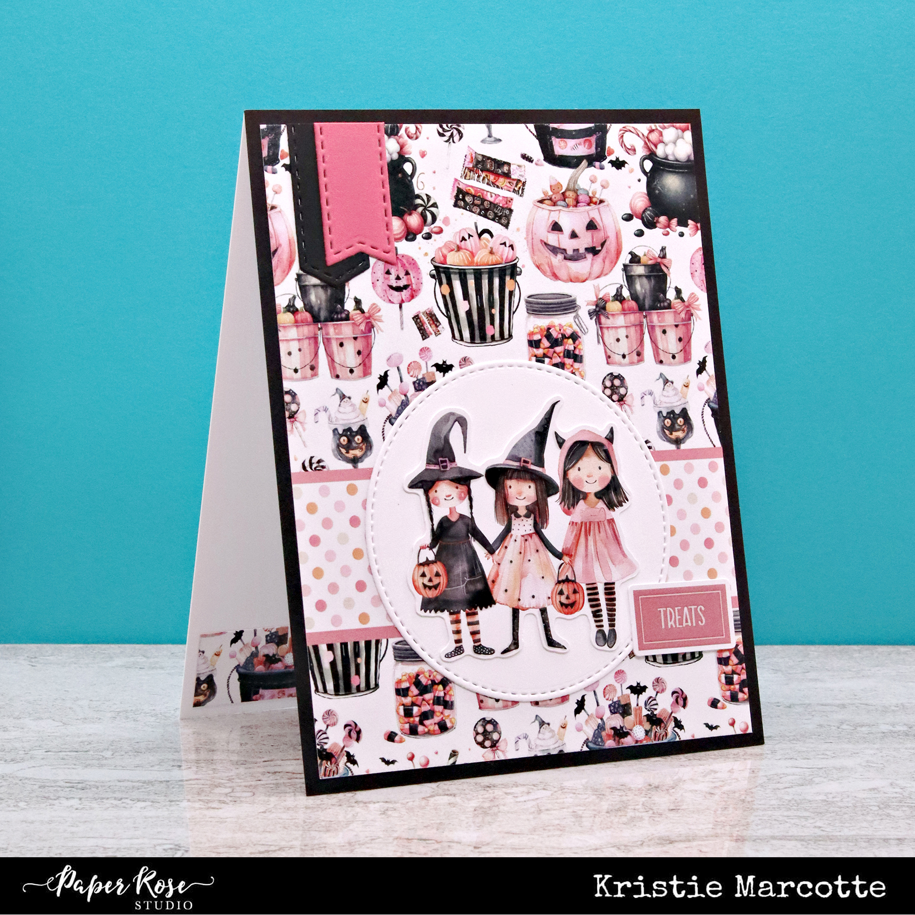 Paper Rose | Pink Halloween - Kristie Marcotte