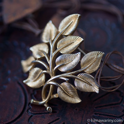 アールヌーボー葡萄アンティーク・シルバー・ブローチ – アンティーク