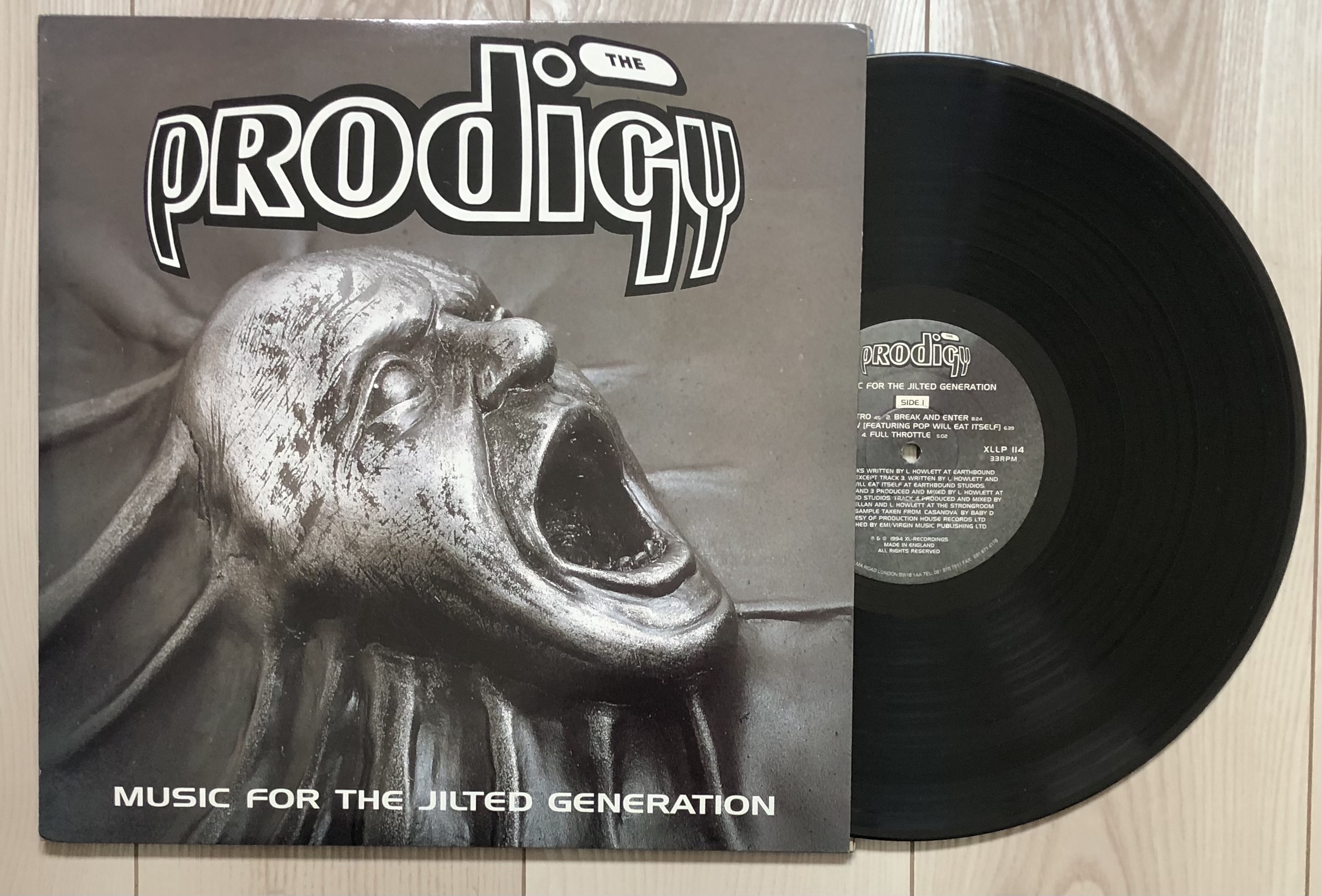 The Prodigy ‎– Music For The Jilted Generation (12″ x 2) XL