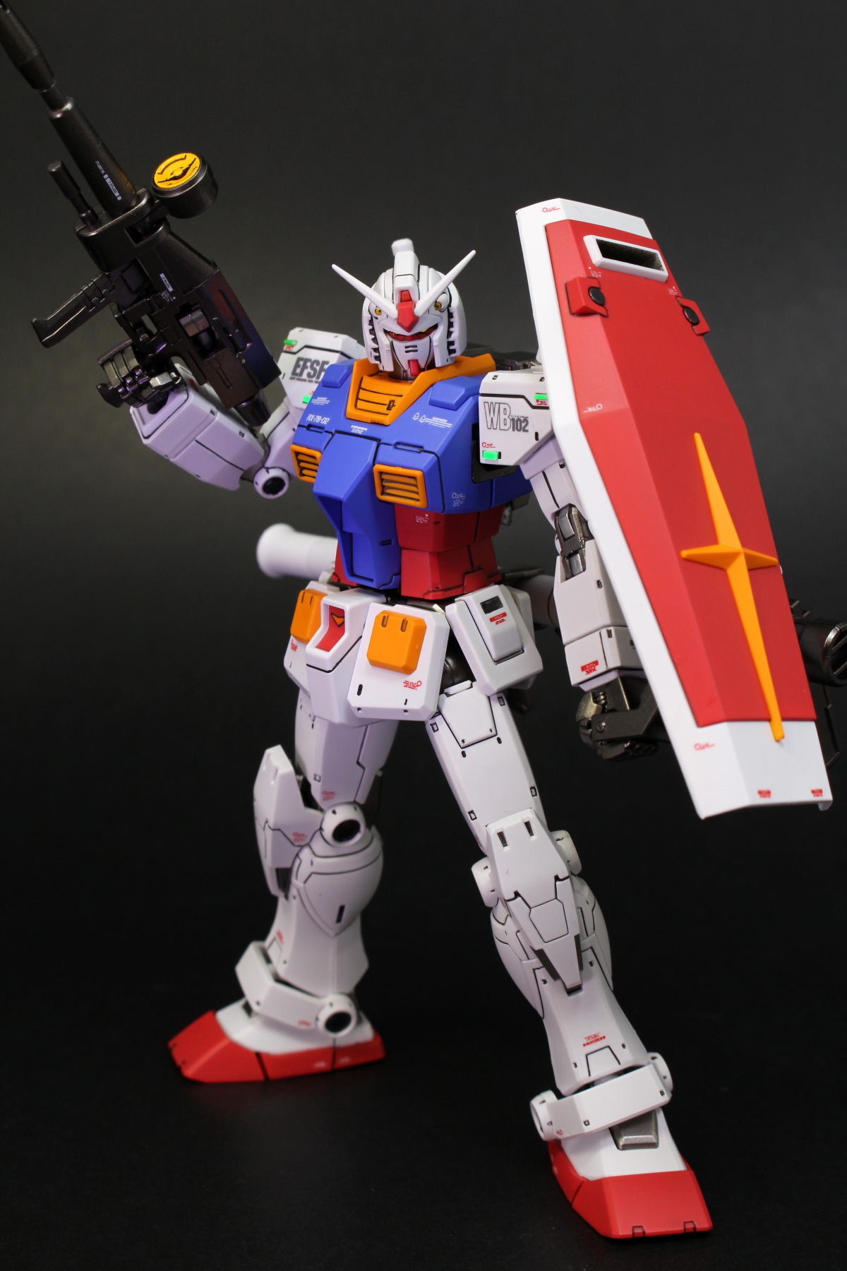 HG ガンダム オリジン版 1/144 RX-78-02 GUNDAM THE ORIGIN 改修塗装