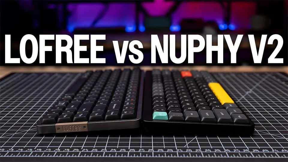 NuPhy Air75 V2 vs Lofree Flow - Best Low Profile Keyboard