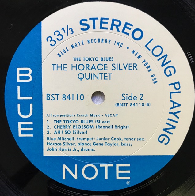 The Tokyo Blues // Horace Silver (Blue Note ST-84110) – It's A