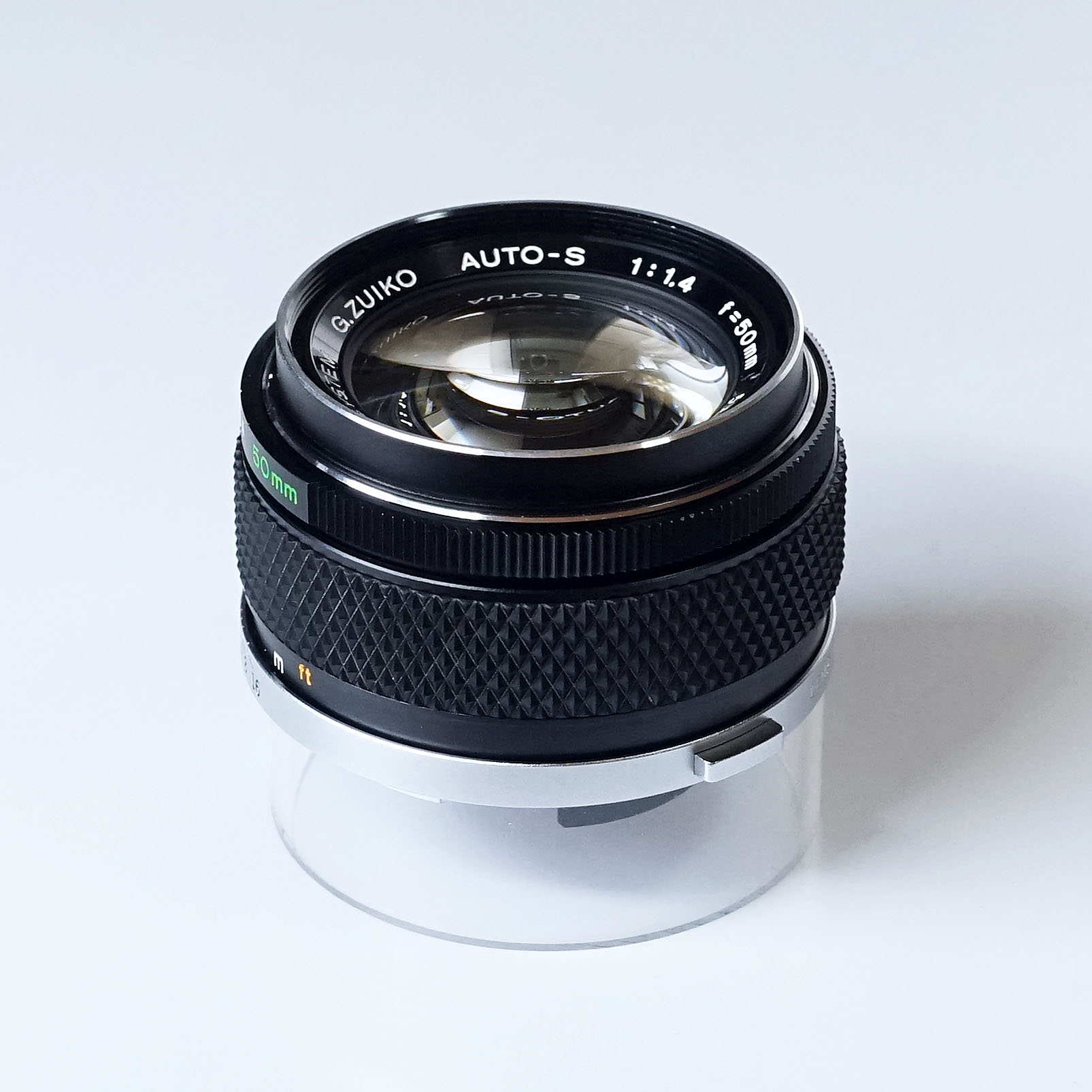 売り切れ OLYMPUS G.ZUIKO AUTO-S 50mm F1.4 銀枠（中古 OMマウント