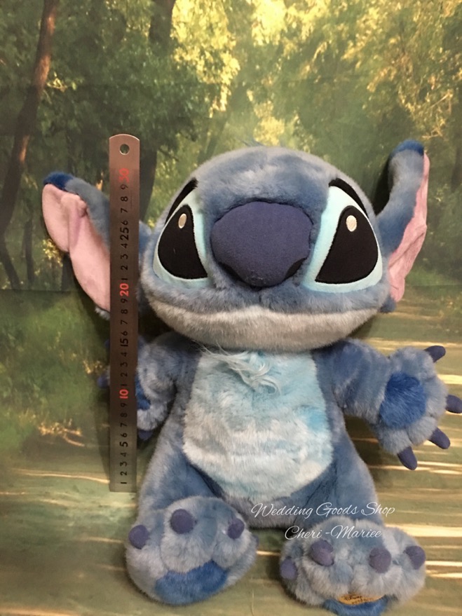 座高約30cm】スティッチとエンジェルのぬいぐるみをウェディング