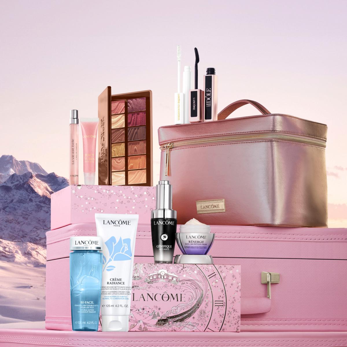 Lancôme 2025 Holiday Beauty Box with Train Case | HSN