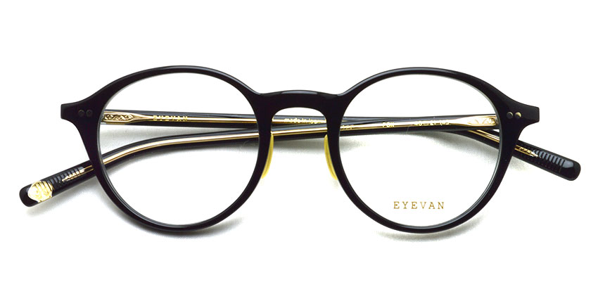 EYEVAN /COLIER フボストンラウンドセルフレーム メガネ正規取扱い店舗