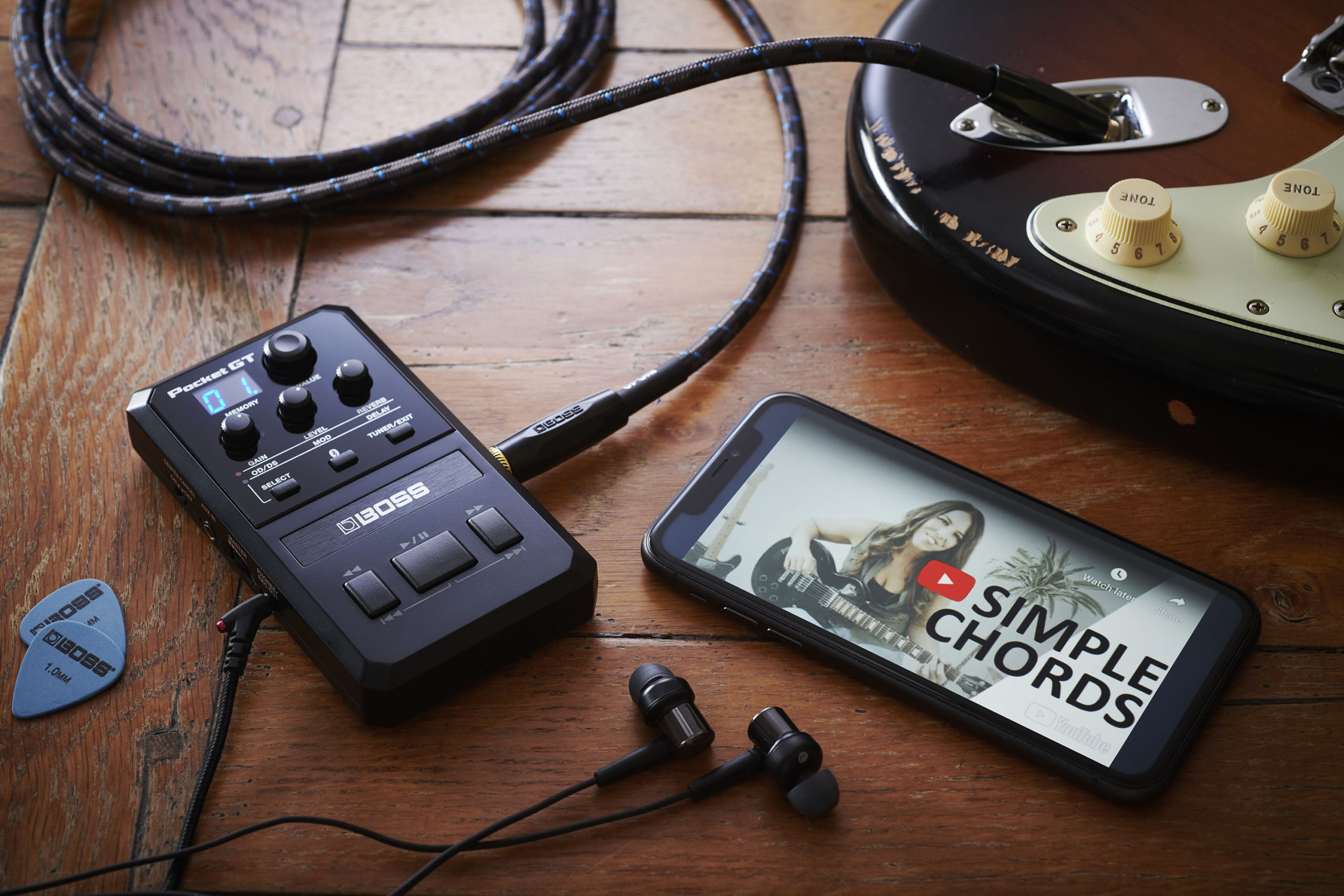 BOSS から2つの新製品 Pocket-GTとOC-5が新登場！！ – GuitarQuest