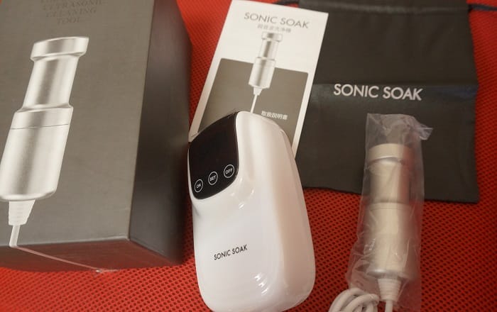 話題の超音波クリーナー＜SONIC SOAK＞使い方と効果は？