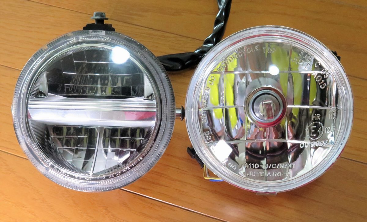 スーパーカブ110(JA44)の純正ヘッドライトを明るくしたい！プロテック