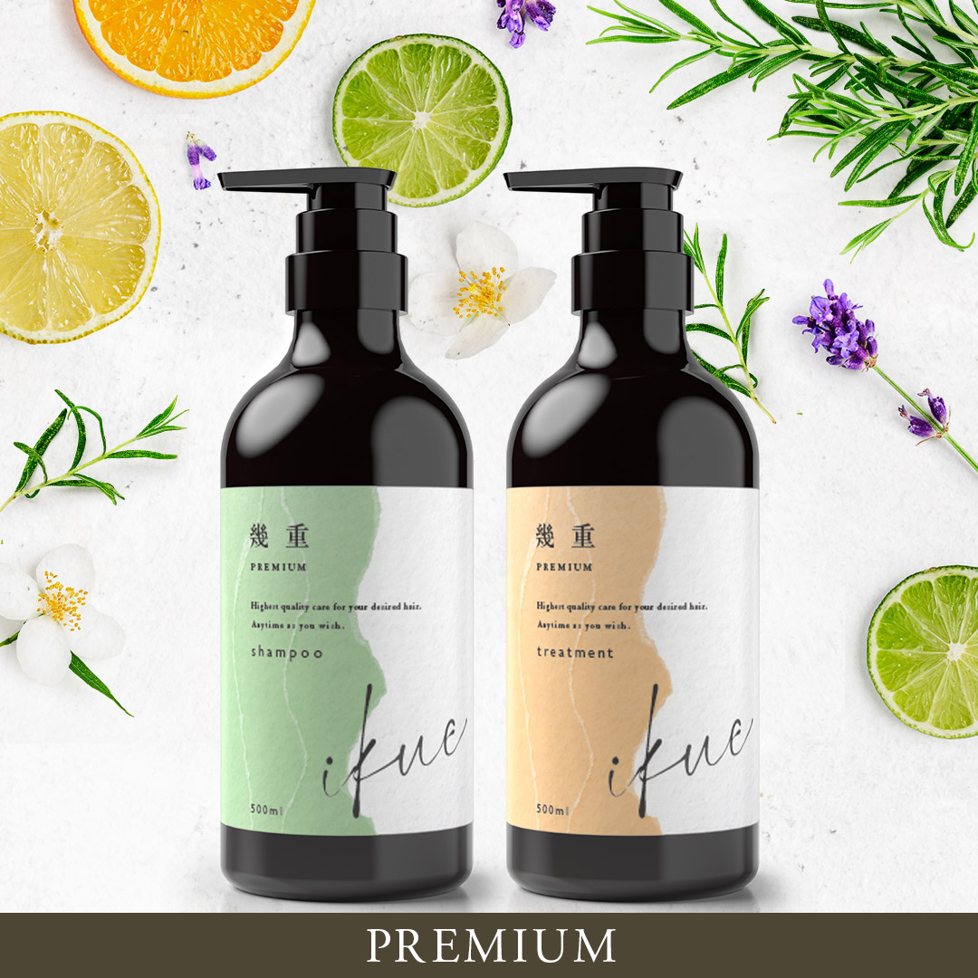 初回お試し 】幾重 プレミアム シャンプー＆トリートメントセット (各