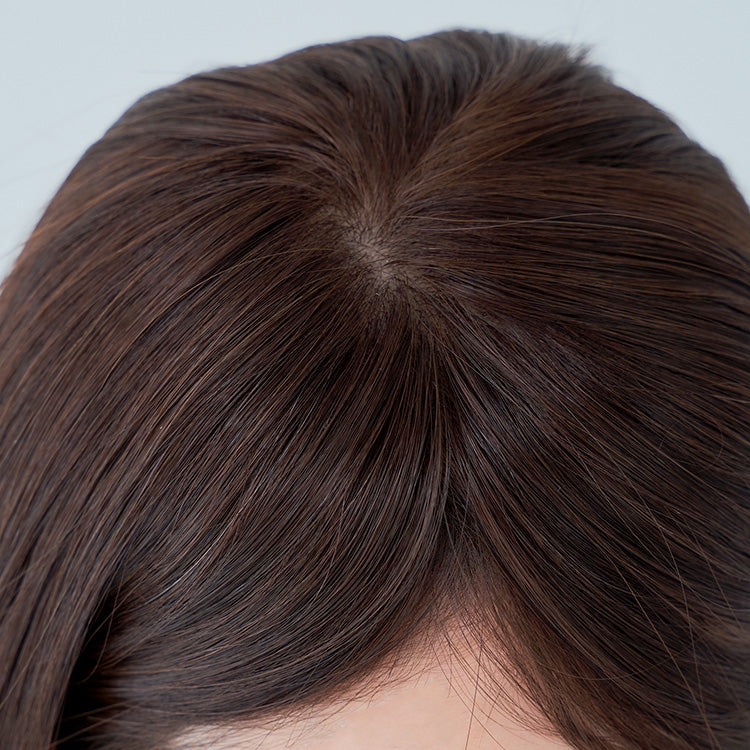 REMY人毛100% ベーストップカバーワイド トップカバーウィッグ｜リネ