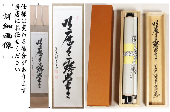 堀内宗完　兼中斎　茶掛軸　一行　青松多寿色　茶道具　表千家 茶道具 > 掛軸・関連用品 > 一行 > 一行（画なし） > 年中 – 今屋静香園