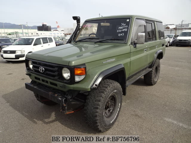 Used 1990 TOYOTA LAND CRUISER ZX /U-HZJ77HV for Sale BF756796 - BE