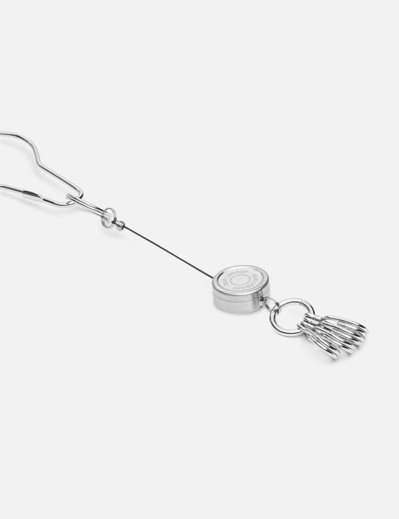 Our Legacy Shoehorn Keyring - アルミ製マット仕上げのレーザー刻印