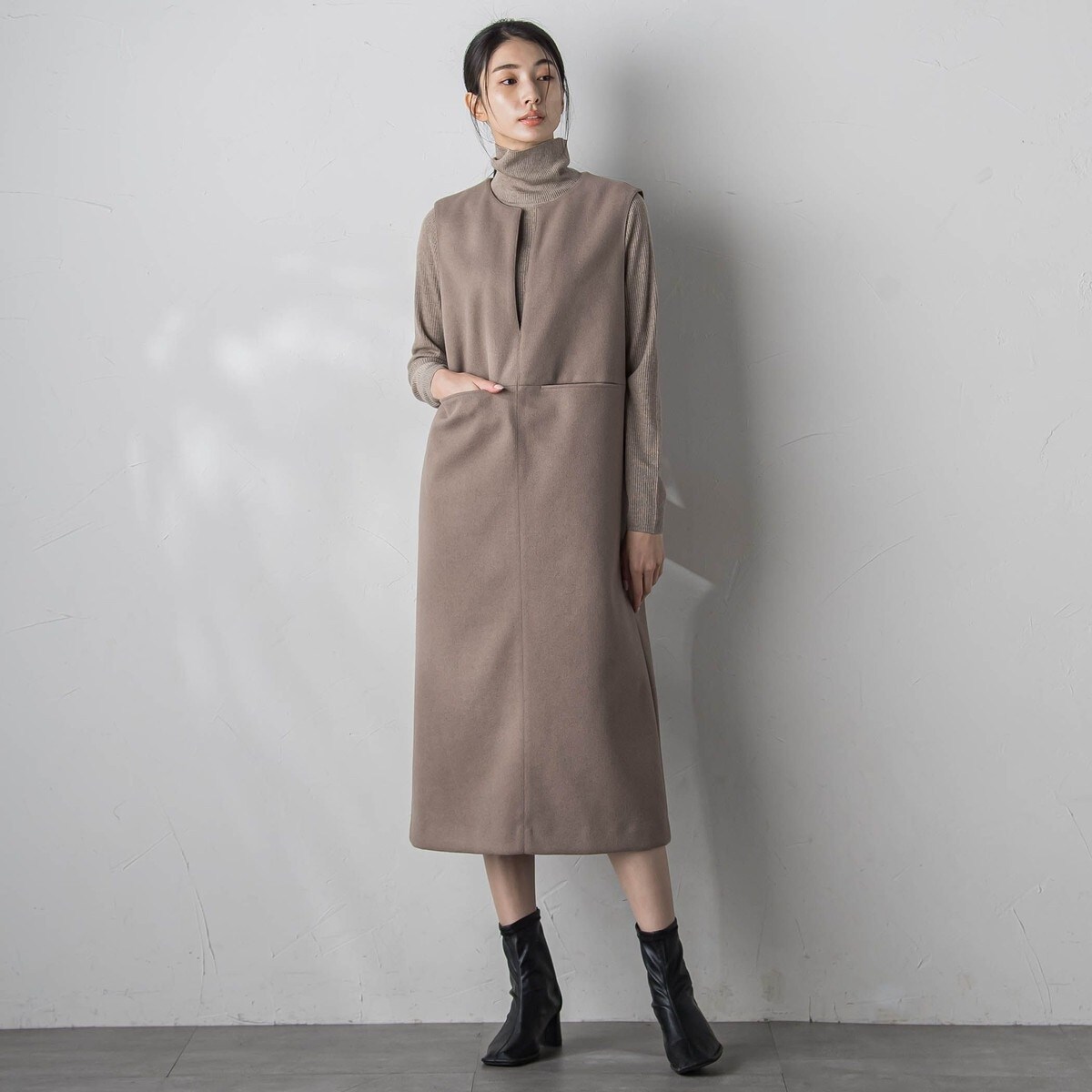 エアニーウールワンピース≪手洗い可能≫ | ラエフ(la.f) | マルイ