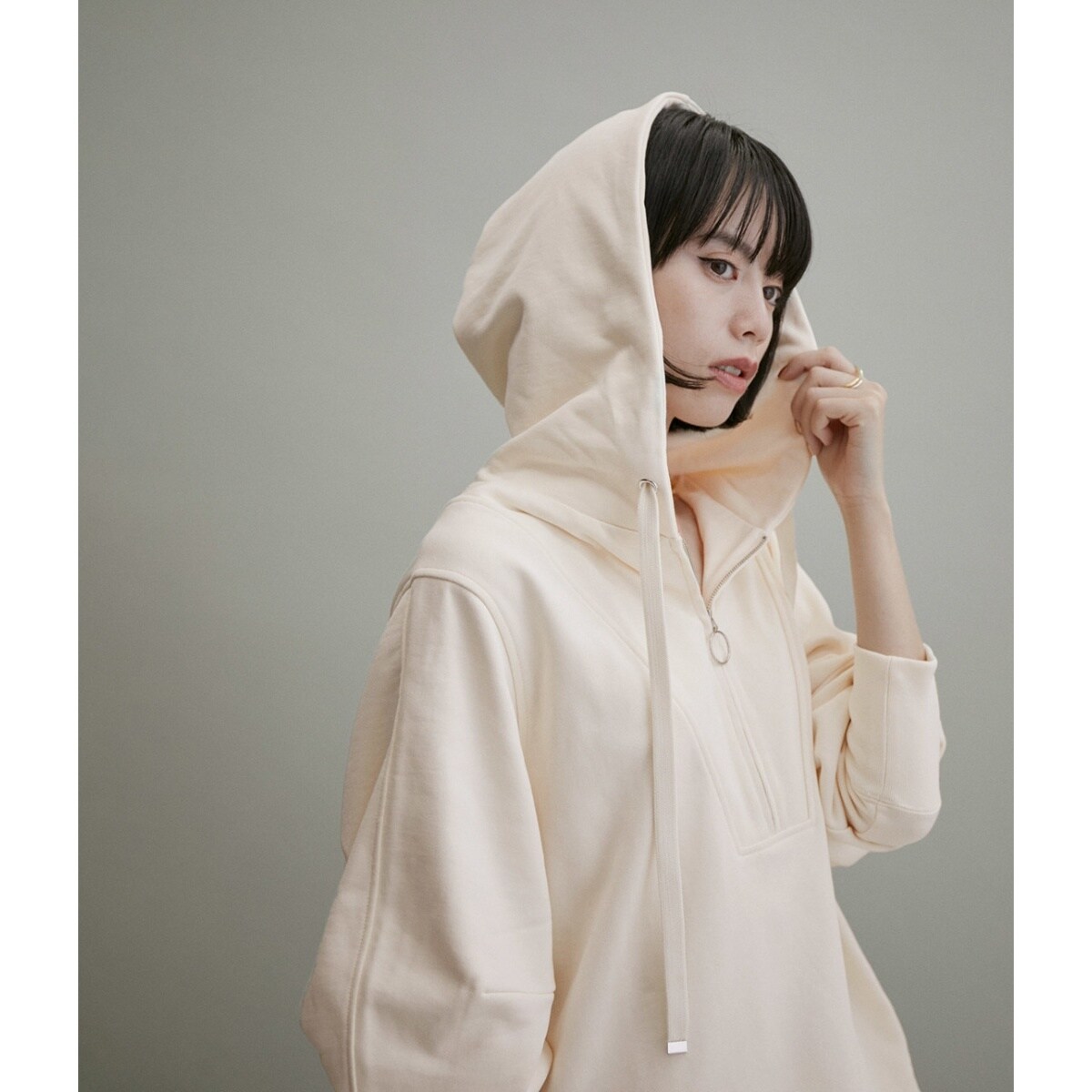 WEB限定(一部店舗展開あり)】ハーフZIPスウェット | アダムエロペ(ADAM