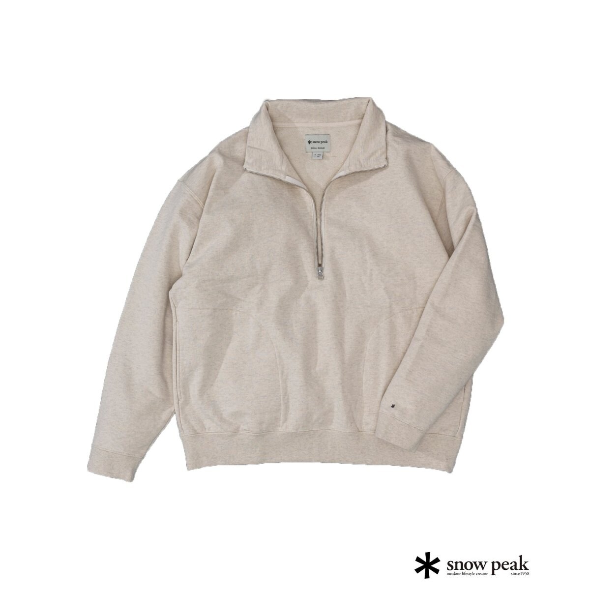 SNOWPEAK / スノーピーク 別注 リサイクルコットン ハーフジップ