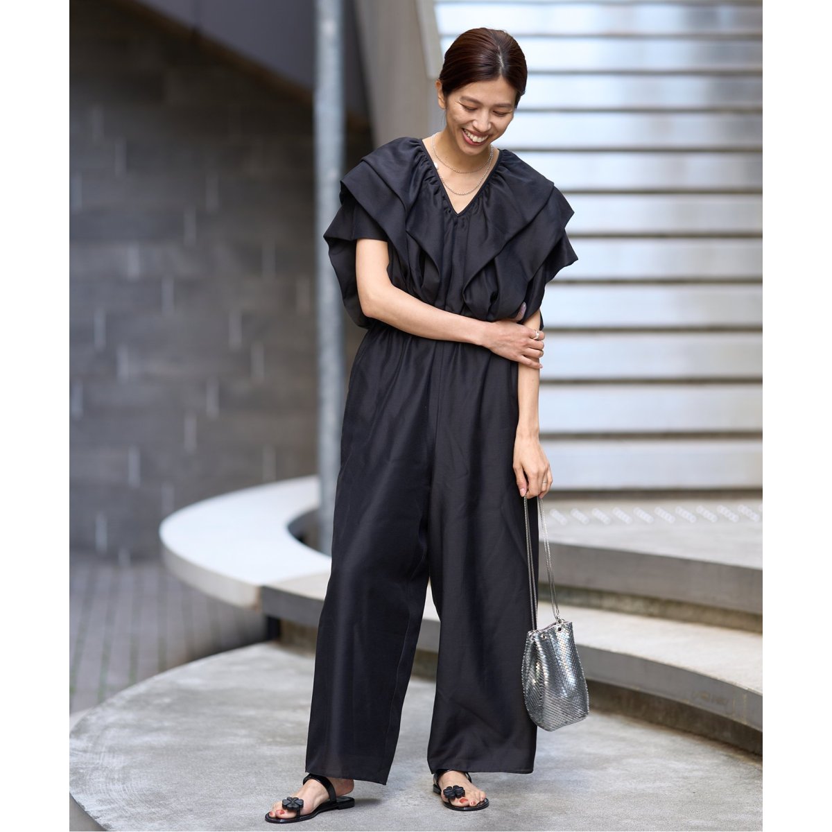 sheller ドットオールインワンシェリエ sheller 完売品 ドットシャツ