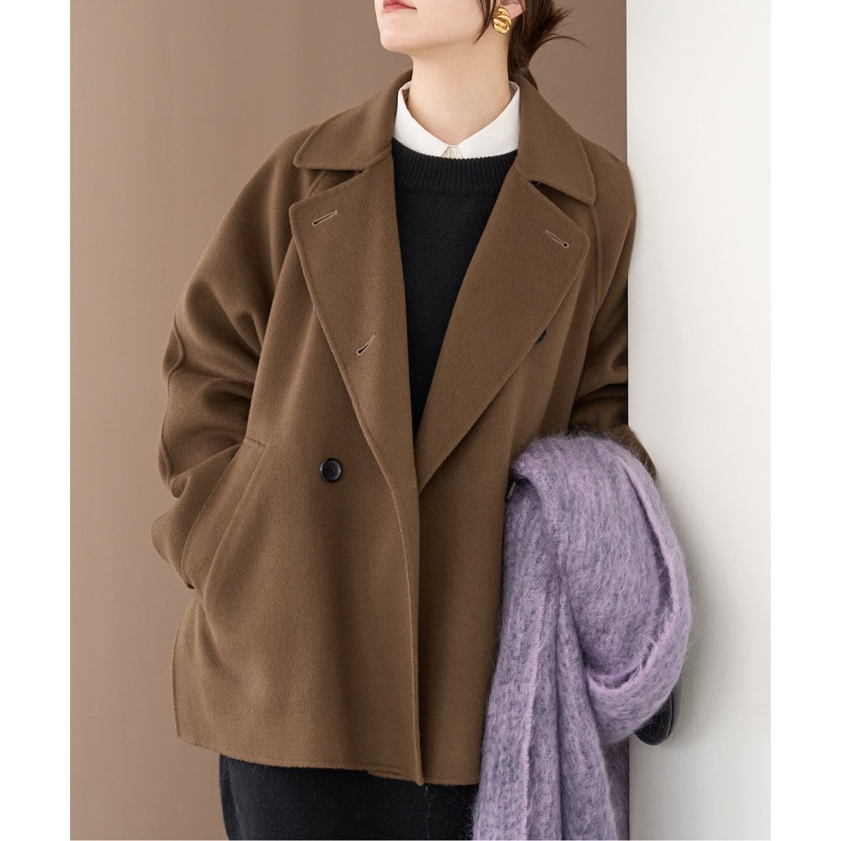 追加2》スーパー160ダブルフェイス ショートコート | イエナ(IENA