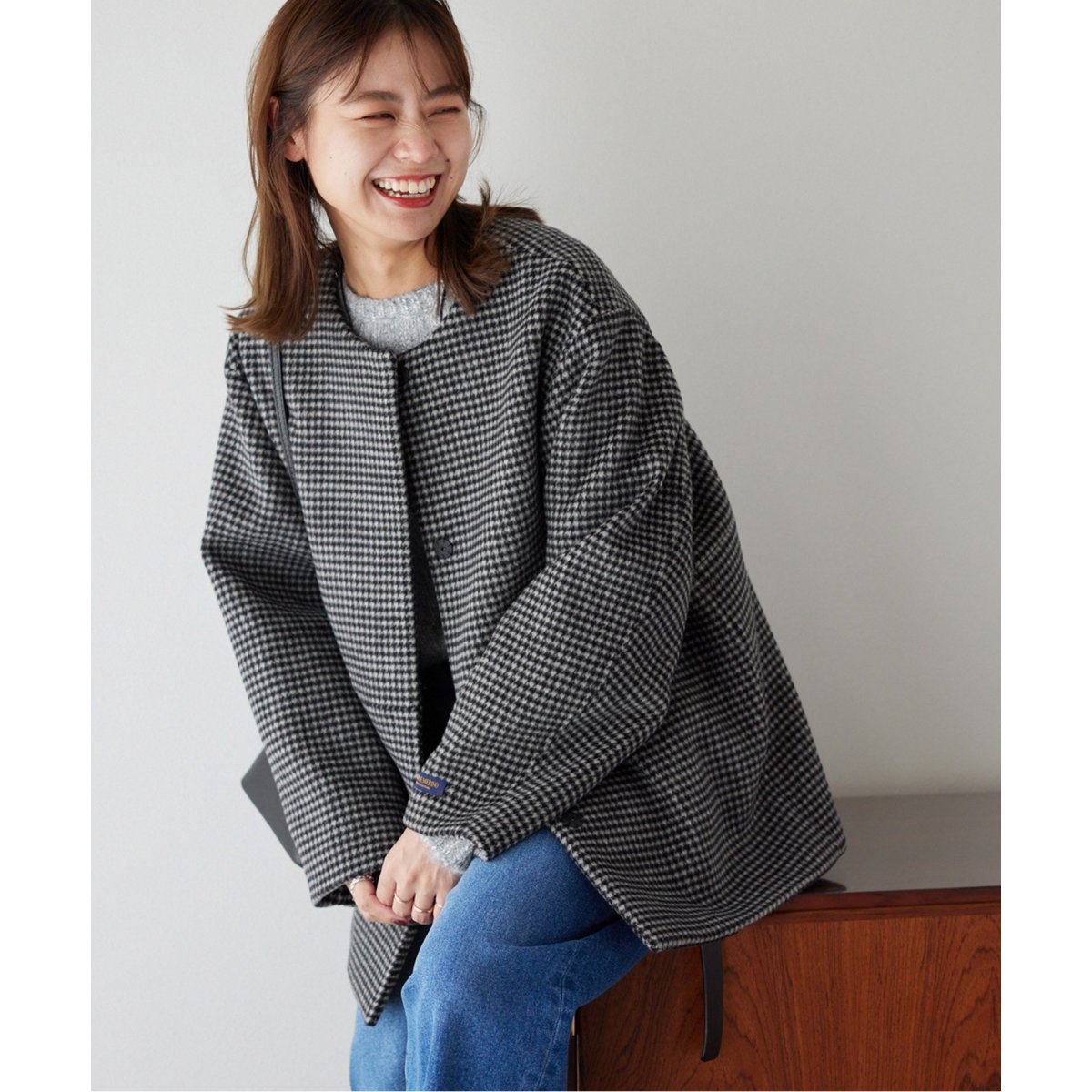 スーパーファインビーバークルーネックコート | ジャーナル