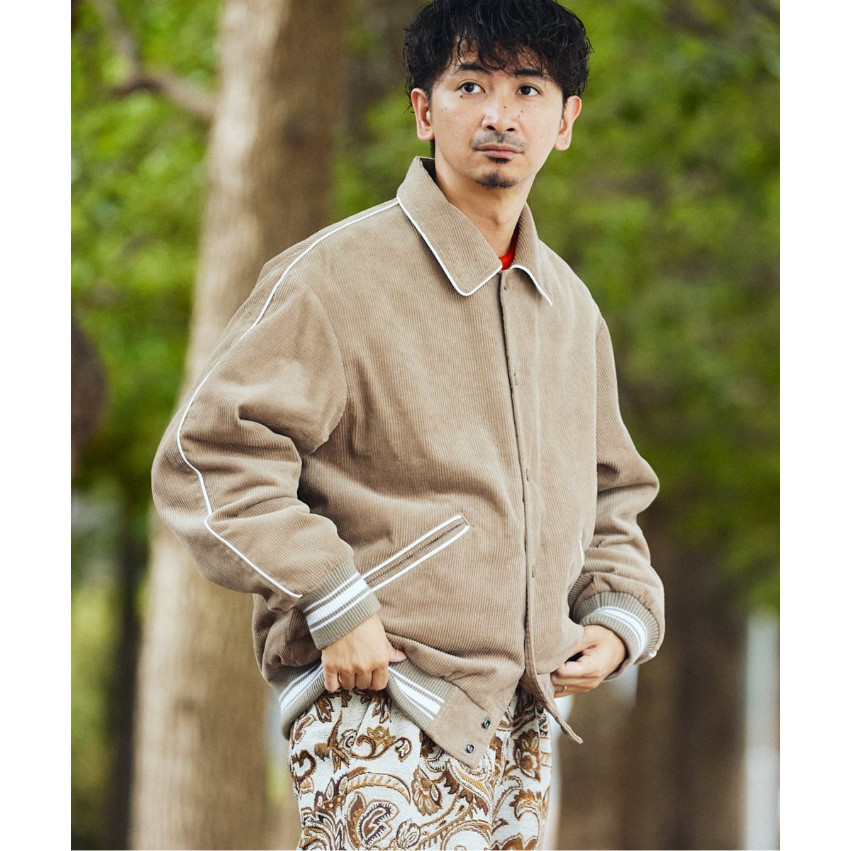 スクーカム コーデュロイ セットアップ スタジャン パンツ SKOOKUM