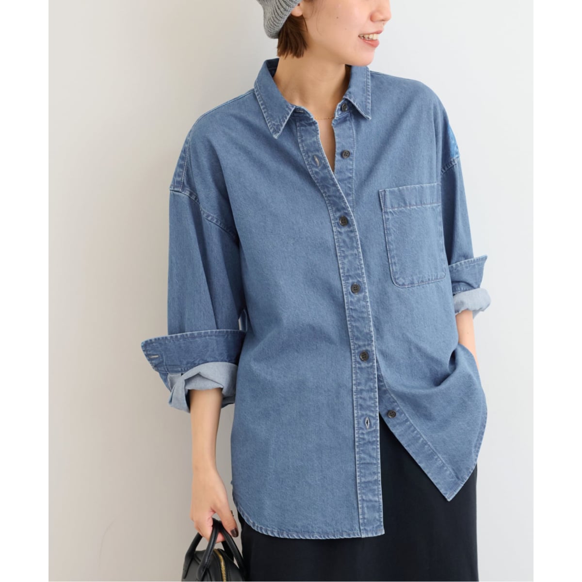 DENIMオーバーサイズシャツ | ジャーナルスタンダード レリューム