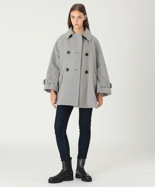 セール】 【一部店舗限定】ケープ風コート （その他アウター）｜BLUE