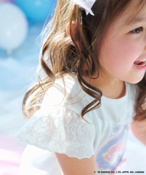 セール】 【any FAM× リトルツインスターズ 】キキ＆ララ 袖レースT