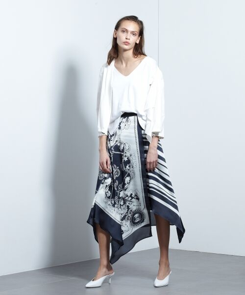 セール】 スカーフロングスカート （ミニ・ひざ丈スカート）｜GRACE