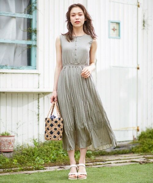 セール】 【抗菌防臭】エアリーサマー ワンピース （ロング・マキシ丈