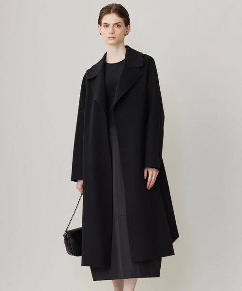 CLASSY.1月号掲載】WoolRever ロングコート （トレンチコート）｜L