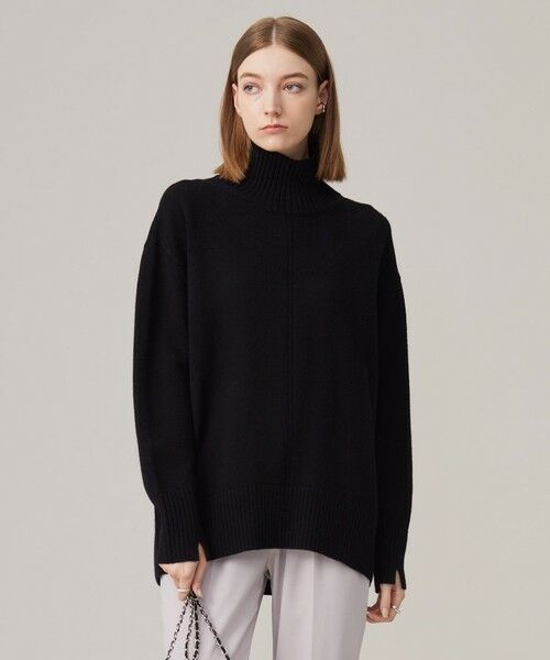 洗える】ソフトカシミヤミックス ハイネックニット （ニット・セーター