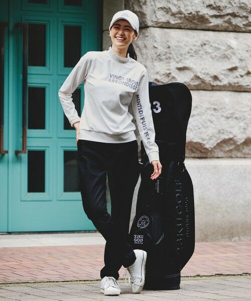 セール】 【WOMEN】【吸水速乾/UVカット】スポーティ モックネック