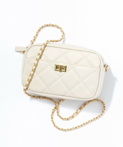 セール】 ファスナー キルティング ショルダーバッグ （ショルダー