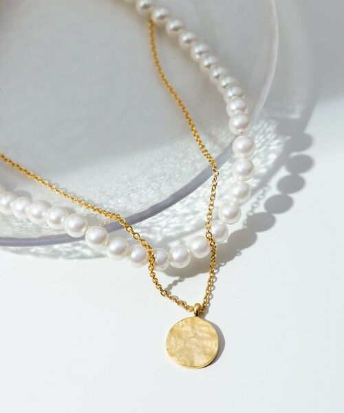2WAY パール コイン ネックレス （ネックレス・ペンダント・チョーカー
