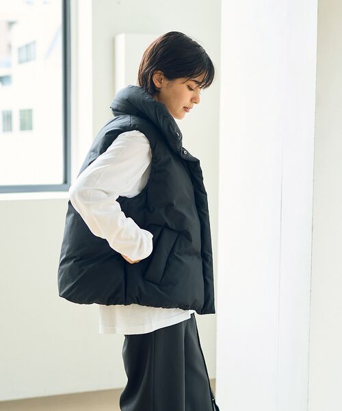 セール】 2WAYフードダウンベスト （ダウンジャケット・ベスト