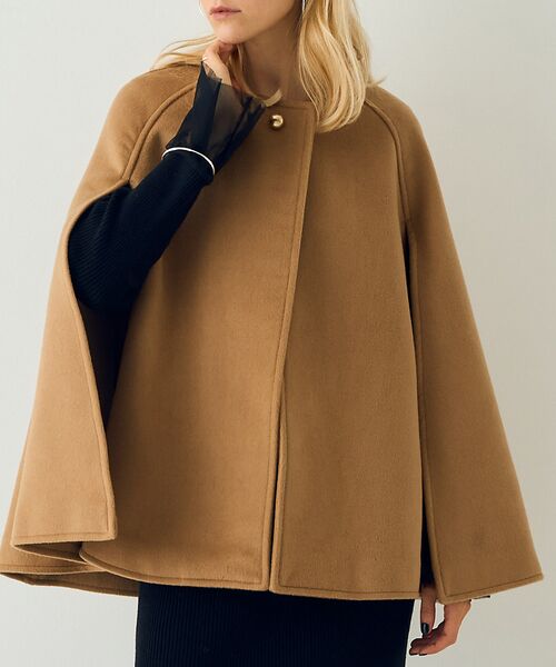 セール】 【一部店舗限定】ウール混マント ケープ （その他アウター